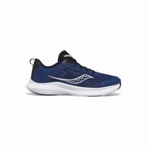 Kids' Saucony Axon 3 Sneaker Running Shoes Blue / Black | Australia S82304-D68