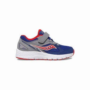 Kids' Saucony Cohesion 14 A/C Sneaker Running Shoes Navy / Red | Australia S19354-T75