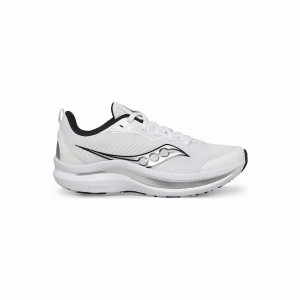 Kids' Saucony Endorphin KDZ Sneaker Running Shoes White / Black | Australia S53074-X80