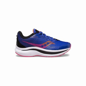 Kids' Saucony Endorphin KDZ Sneaker Running Shoes Blue | Australia S06581-C04