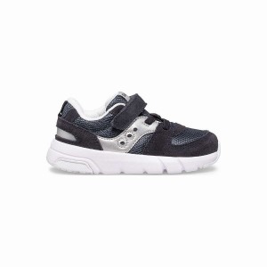 Kids' Saucony Jazz Lite 2.0 Sneaker Running Shoes Navy / Silver | Australia S68024-H59