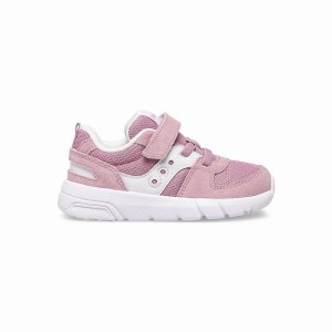 Kids' Saucony Jazz Lite 2.0 Sneaker Running Shoes Pink | Australia S30461-L54