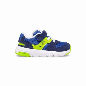 Kids' Saucony Jazz Lite 2.0 Sneaker Running Shoes Blue / Green | Australia S43217-W03