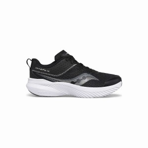 Kids' Saucony Kinvara 14 Sneaker Running Shoes Black / Grey | Australia S97680-W12