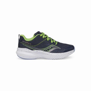 Kids' Saucony Kinvara 14 Sneaker Running Shoes Navy / Green | Australia S03914-E23