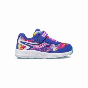 Kids' Saucony Ride 10 Jr. Sneaker Running Shoes Blue | Australia S80532-J73