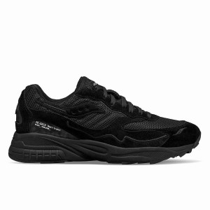 Men's Saucony 3D Grid Hurricane Event Horizon Sneakers Black | Australia S60815-P26