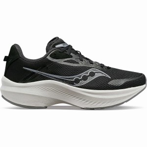 Men's Saucony Axon 3 Running Shoes Black / White | Australia S54108-T71