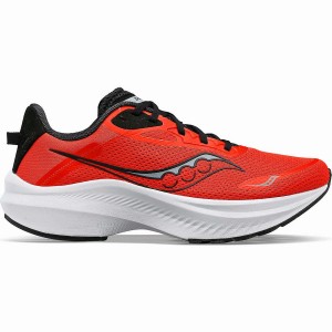 Men's Saucony Axon 3 Running Shoes Red / Black | Australia S78516-Y56