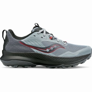 Men's Saucony Blaze TR Trail Running Shoes Grey / Grey | Australia S06218-N53