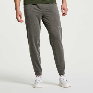 Men's Saucony Boston Pants Dark Green | Australia S76214-G15