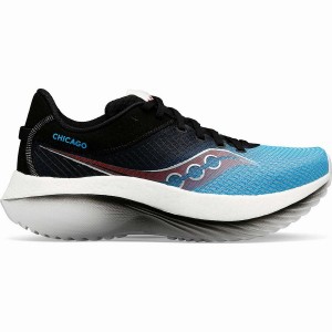 Men's Saucony Chicago Kinvara Pro Running Shoes Blue / Black | Australia S70869-X74