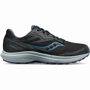 Men's Saucony Cohesion TR16 Wide Walking Shoes Black / White | Australia S76820-T72