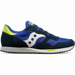 Men's Saucony DXN Trainer Sneakers Blue / White / Light Green | Australia S76581-V64