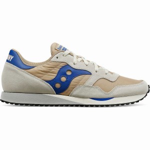 Men's Saucony DXN Trainer Sneakers Brown / Blue | Australia S47186-G60