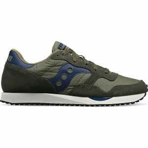 Men's Saucony DXN Trainer Sneakers Green / Navy | Australia S92573-Q70