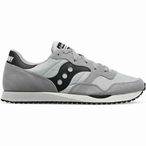 Men's Saucony DXN Trainer Sneakers Grey / Black | Australia S58394-K09