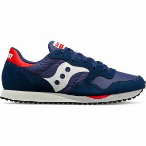 Men's Saucony DXN Trainer Sneakers Navy / White | Australia S04312-U62