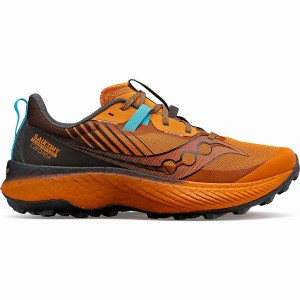 Men's Saucony Endorphin Edge Running Shoes Orange | Australia S27541-K37