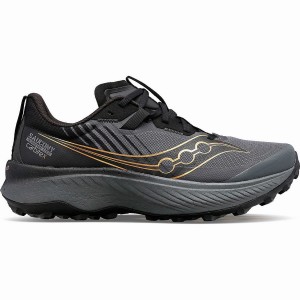 Men's Saucony Endorphin Edge Running Shoes Black | Australia S54769-Q74