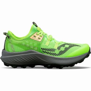 Men's Saucony Endorphin Rift Running Shoes Slime / Umbra | Australia S62780-S38