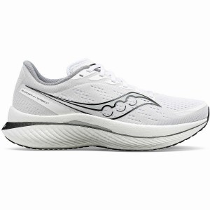 Men's Saucony Endorphin Speed 3 Running Shoes White / Black | Australia S01865-Q92