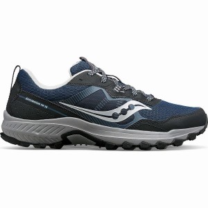 Men's Saucony Excursion TR16 Trail Running Shoes Navy / Silver | Australia S02948-U63