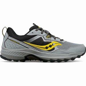 Men's Saucony Excursion TR16 Trail Running Shoes Grey / Black | Australia S45902-V61