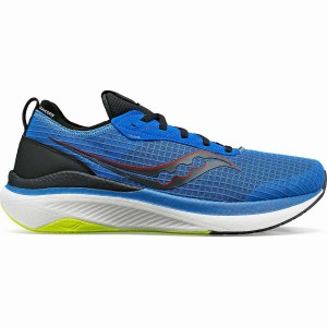 Men's Saucony Freedom Crossport Running Shoes Blue / Black | Australia S36094-C23