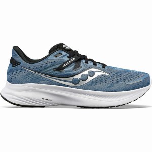 Men's Saucony Guide 16 Running Shoes Blue / Black | Australia S63159-A83