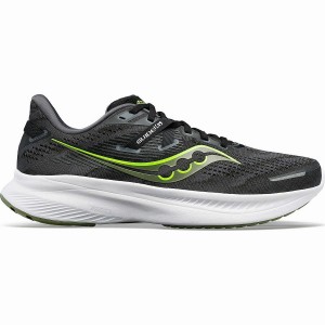 Men's Saucony Guide 16 Running Shoes Khaki / Black | Australia S26081-L67