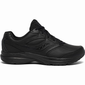 Men's Saucony Integrity Walker 3 Walking Shoes Black | Australia S42396-Z30