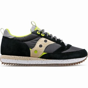 Men's Saucony Jazz 81 Peak Premium Sneakers Black / Light Green | Australia S90167-W37