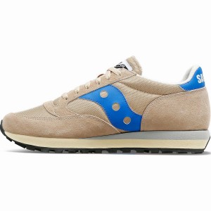 Men's Saucony Jazz 81 Sneakers Brown / Royal | Australia S81069-D23