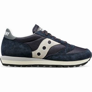 Men's Saucony Jazz 81 Sneakers Navy / Grey | Australia S72439-R91