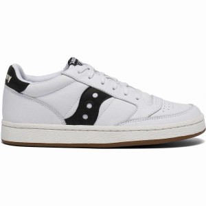 Men's Saucony Jazz Court Sneakers White / Black | Australia S76319-T38