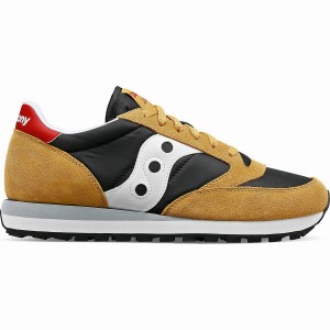 Men's Saucony Jazz Original Sneakers Beige / Black | Australia S13205-M97