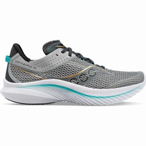 Men's Saucony Kinvara 14 Running Shoes Grey | Australia S95407-V86