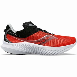 Men's Saucony Kinvara 14 Running Shoes Red / Black | Australia S65371-X73