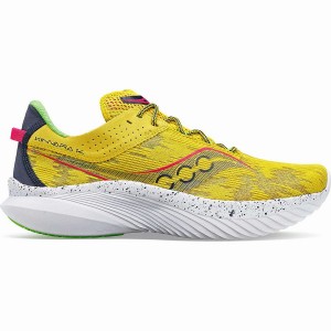 Men's Saucony Kinvara 14 Running Shoes Yellow | Australia S19364-Y65