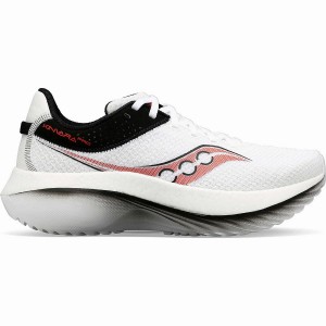 Men's Saucony Kinvara Pro Running Shoes White / Red | Australia S90253-L18