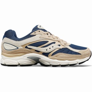 Men's Saucony ProGrid Omni 9 Premium Sneakers Beige / Blue | Australia S70186-J51