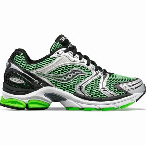 Men's Saucony ProGrid Triumph 4 Sneakers Green / Silver | Australia S97086-N50