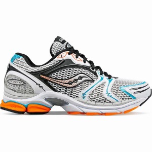 Men's Saucony ProGrid Triumph 4 Sneakers White / Silver | Australia S02714-N82