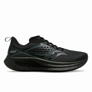 Men's Saucony Ride 17 Running Shoes Black | Australia S51472-V01