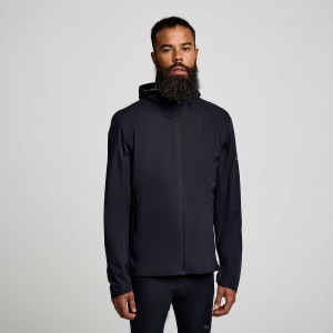 Men's Saucony Runshield Jackets Black | Australia S43875-S98