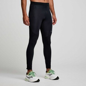 Men's Saucony Runshield Tight Black | Australia S13654-F91