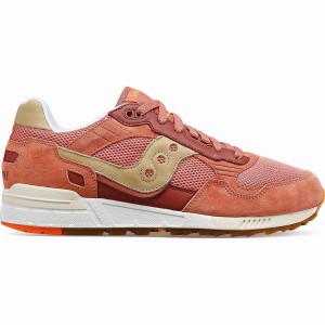 Men's Saucony Shadow 5000 Premium Sneakers Coral / Brown | Australia S70961-M95