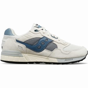 Men's Saucony Shadow 5000 Sneakers White / Blue | Australia S64951-Q82