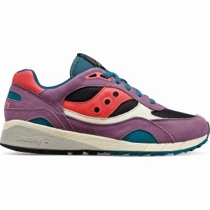 Men's Saucony Shadow 6000 Midnight Swimming Sneakers Purple / Black | Australia S56029-J28